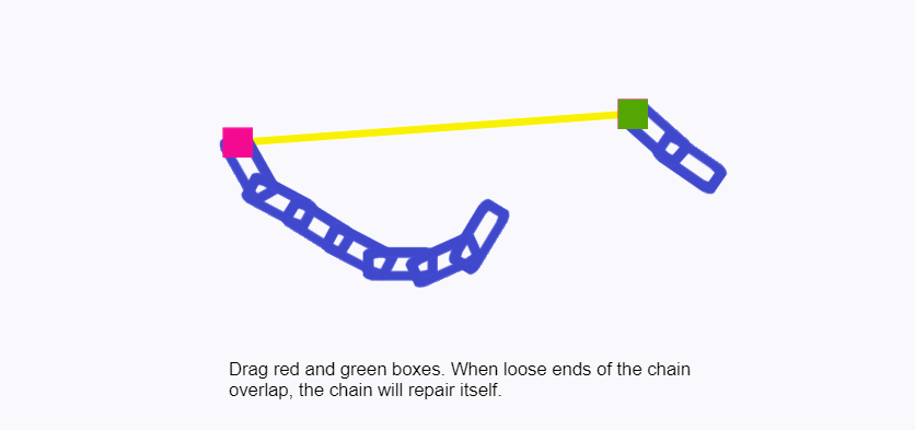 Chain Demo, Without Using Physics CAPX